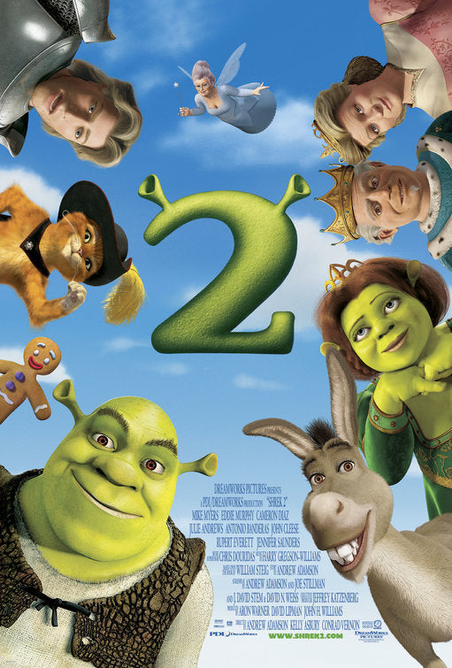 the movie poster: Shrek 2 (2004) ver8