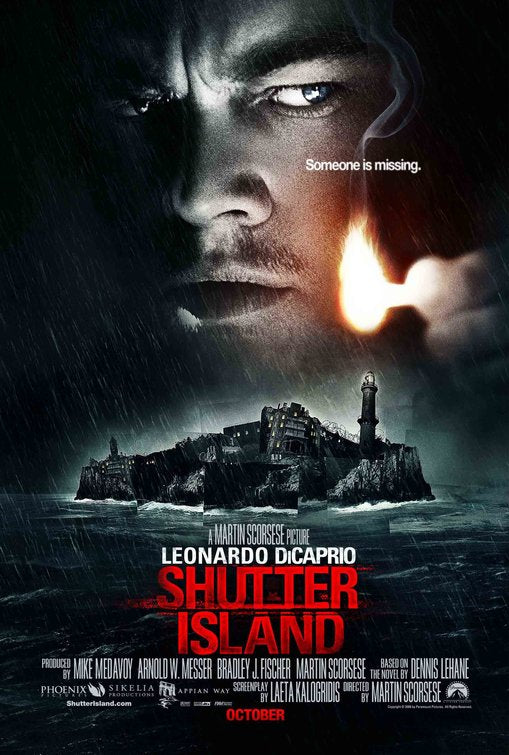 1000 piece jigsaw puzzle for the movie poster: Shutter Island (2010)