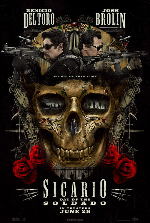 1000 piece jigsaw puzzle for the movie poster: Sicario: Day of the Soldado (2018)