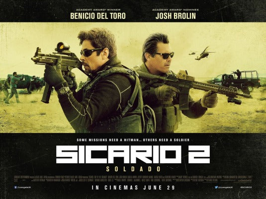 1000 piece jigsaw puzzle for the movie poster: Sicario: Day of the Soldado (2018) ver6