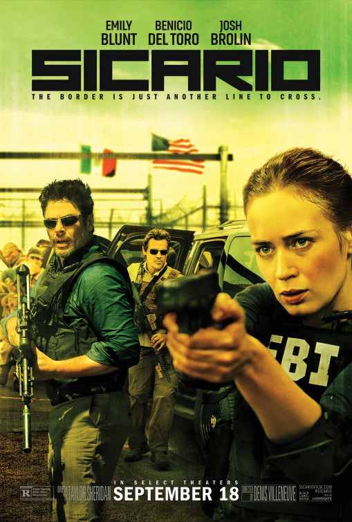 1000 piece jigsaw puzzle for the movie poster: Sicario (2015) ver12