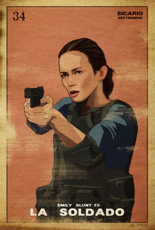 1000 piece jigsaw puzzle for the movie poster: Sicario (2015) ver5