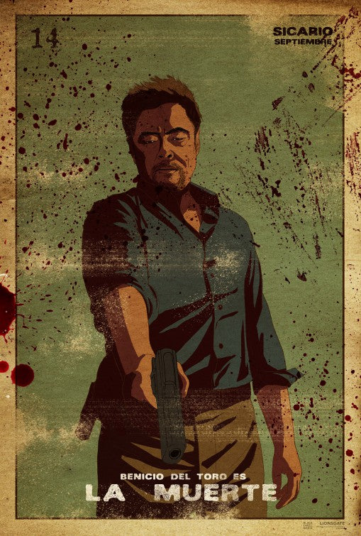 1000 piece jigsaw puzzle for the movie poster: Sicario (2015) ver6