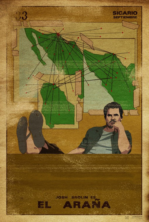 1000 piece jigsaw puzzle for the movie poster: Sicario (2015) ver7