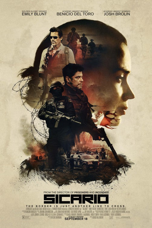 1000 piece jigsaw puzzle for the movie poster: Sicario (2015) ver8