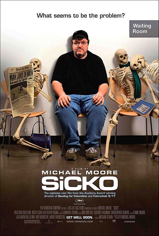 the movie poster: Sicko (2007) ver2