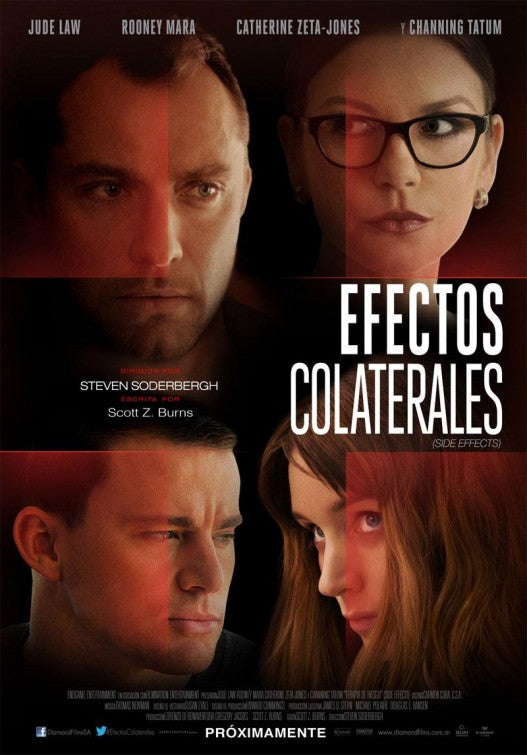 1000 piece jigsaw puzzle for the movie poster: Side Effects (2013) ver8