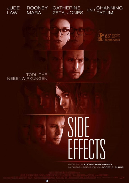 1000 piece jigsaw puzzle for the movie poster: Side Effects (2013) ver9