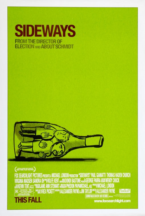 the movie poster: Sideways (2004)