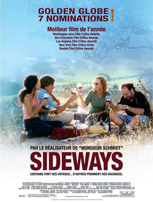 the movie poster: Sideways (2004) ver2