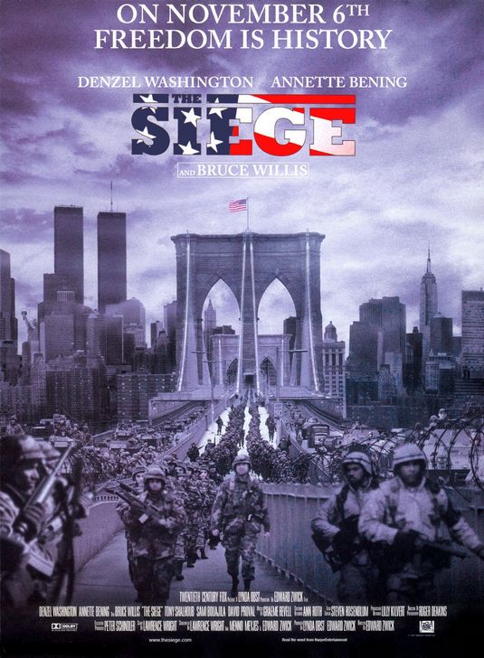 the movie poster: The Siege (1998)