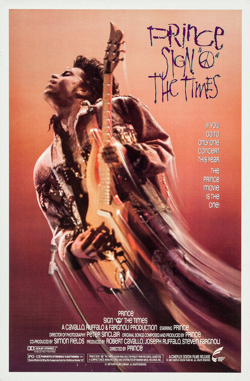 the movie poster: Sign 'o' the Times (1987)