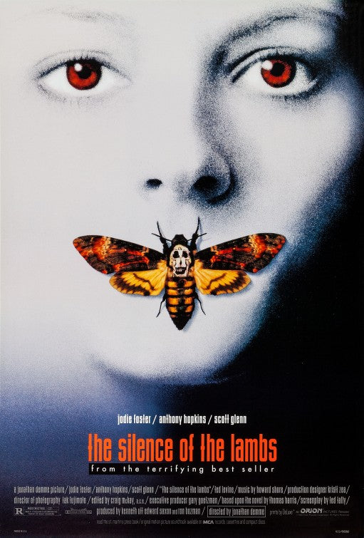 the movie poster: The Silence of the Lambs (1991) ver2