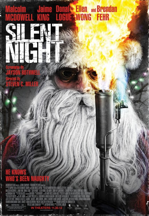 1000 piece jigsaw puzzle for the movie poster: Silent Night (2012)