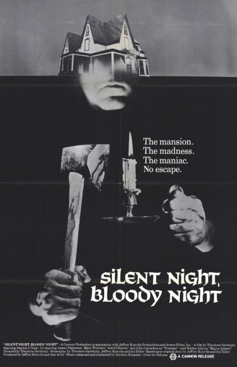 1000 piece jigsaw puzzle for the movie poster: Silent Night, Bloody Night (1972)
