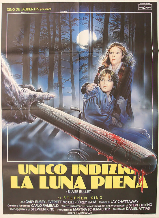 1000 piece jigsaw puzzle for the movie poster: Silver Bullet (1985) ver2