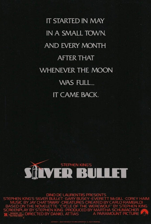 1000 piece jigsaw puzzle for the movie poster: Silver Bullet (1985) ver3