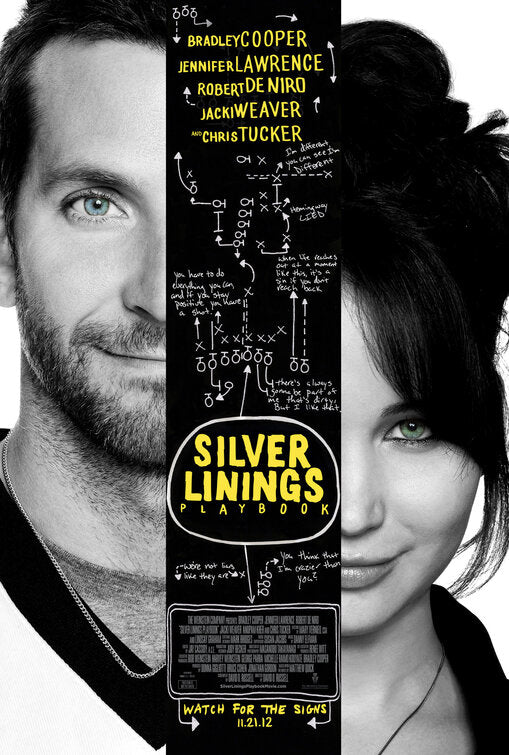 1000 piece jigsaw puzzle for the movie poster: Silver Linings Playbook (2012)