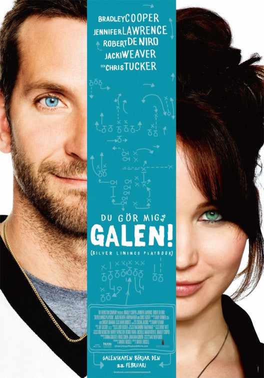 1000 piece jigsaw puzzle for the movie poster: Silver Linings Playbook (2012) ver3