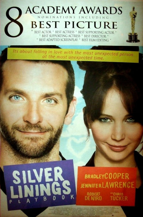 1000 piece jigsaw puzzle for the movie poster: Silver Linings Playbook (2012) ver5