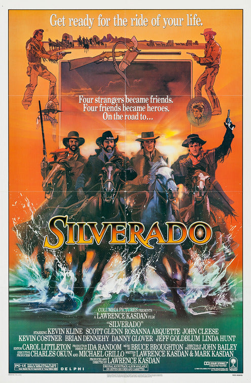 the movie poster: Silverado (1985)