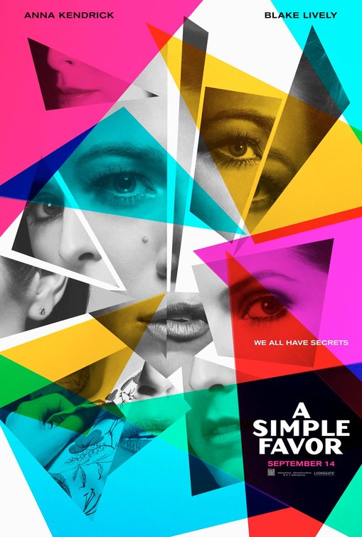1000 piece jigsaw puzzle for the movie poster: A Simple Favor (2018) ver6