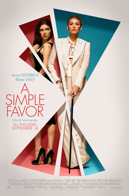 1000 piece jigsaw puzzle for the movie poster: A Simple Favor (2018) ver7