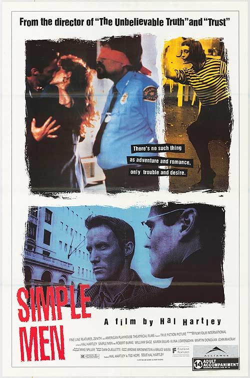 the movie poster: Simple Men (1992)
