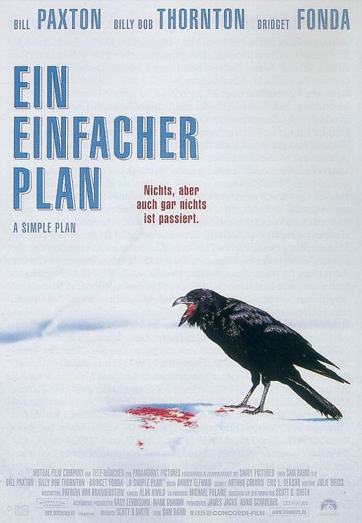 the movie poster: A Simple Plan (1998) ver3