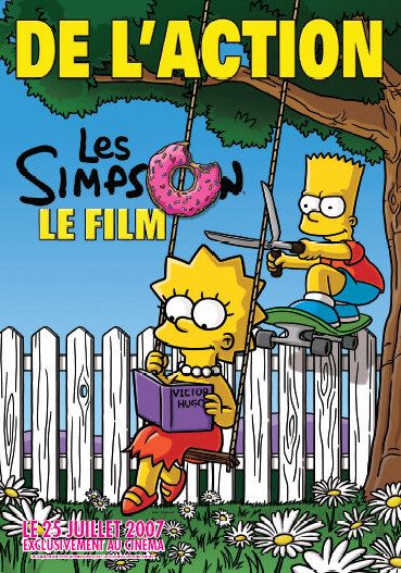 the movie poster: The Simpsons Movie (2007) ver5