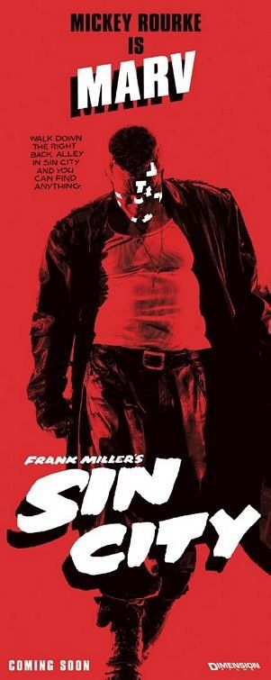the movie poster: Sin City (2005)