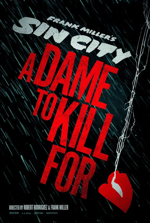 1000 piece jigsaw puzzle for the movie poster: Sin City: A Dame to Kill For (2014)