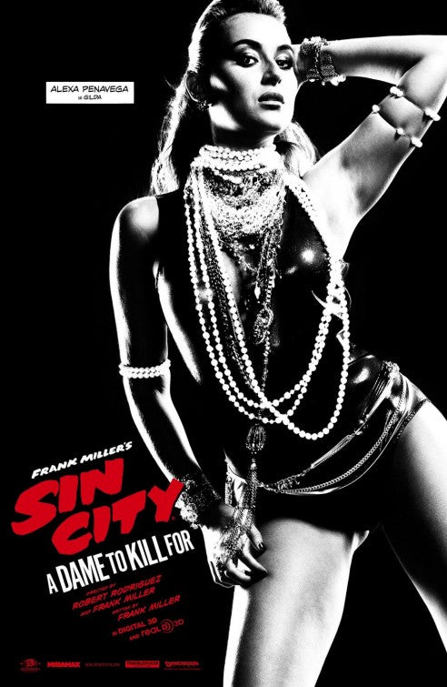 1000 piece jigsaw puzzle for the movie poster: Sin City: A Dame to Kill For (2014) ver17