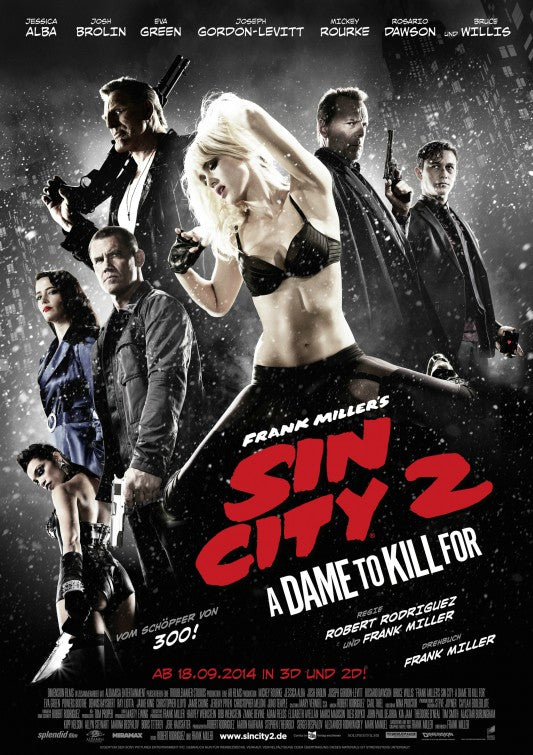 1000 piece jigsaw puzzle for the movie poster: Sin City: A Dame to Kill For (2014) ver23