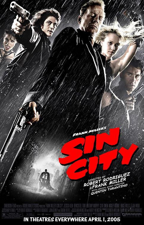 the movie poster: Sin City (2005) ver9