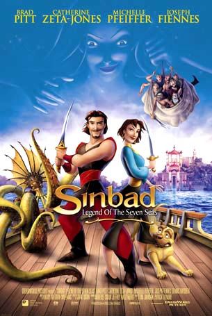 the movie poster: Sinbad: Legend of the Seven Seas (2003) ver2