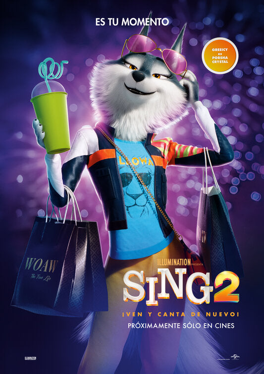 1000 piece jigsaw puzzle for the movie poster: Sing 2 (2021) ver27