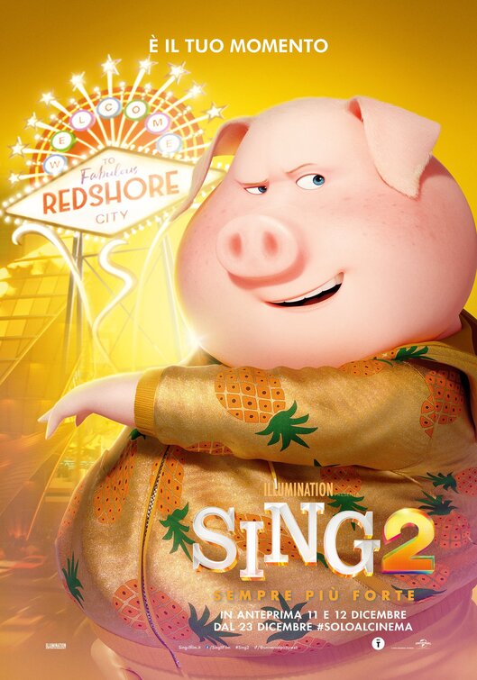 1000 piece jigsaw puzzle for the movie poster: Sing 2 (2021) ver31