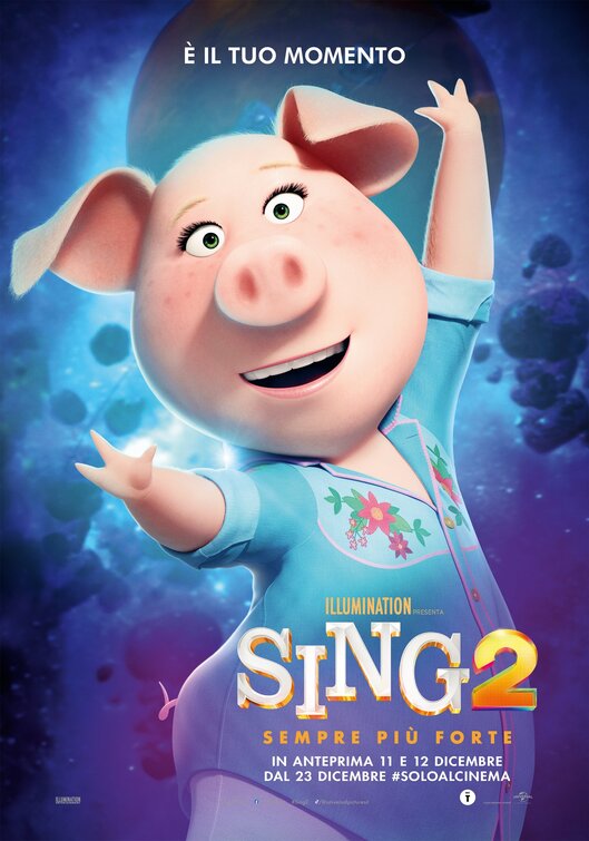 1000 piece jigsaw puzzle for the movie poster: Sing 2 (2021) ver33