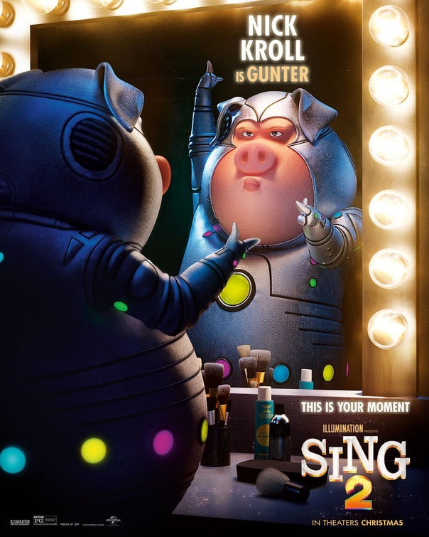 1000 piece jigsaw puzzle for the movie poster: Sing 2 (2021) ver9