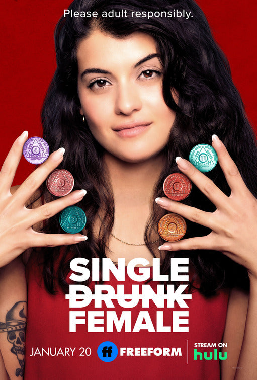 1000 piece jigsaw puzzle for tv poster: Single Drunk Female