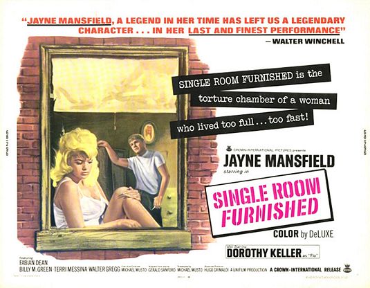 the movie poster: Single Room Furnished (1968)