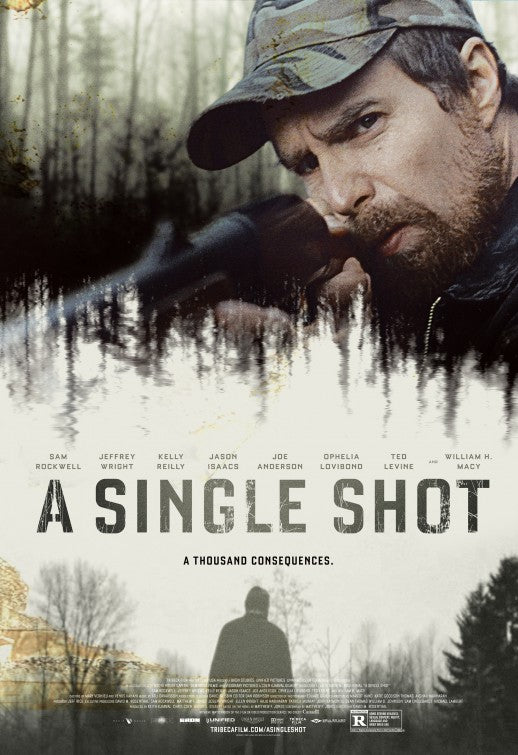 1000 piece jigsaw puzzle for the movie poster: A Single Shot (2013) ver5