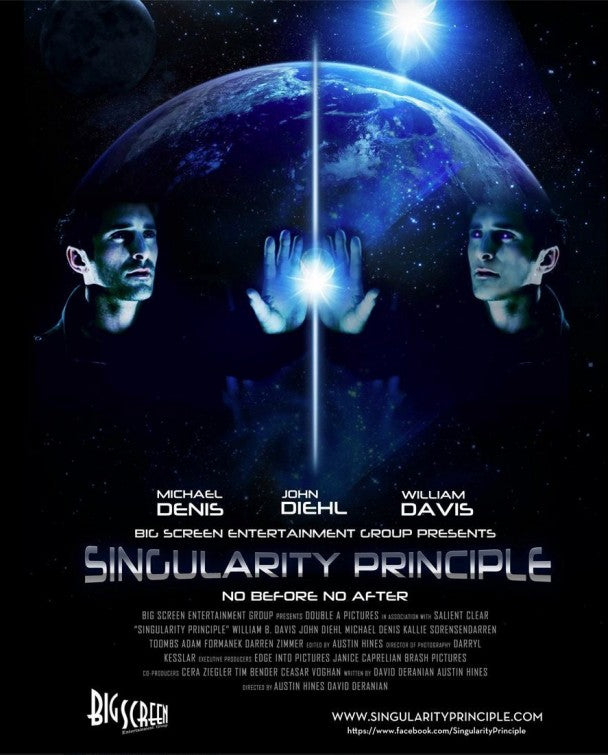 1000 piece jigsaw puzzle for the movie poster: Singularity Principle (2013)