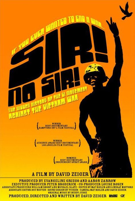 the movie poster: Sir! No Sir! (2006)
