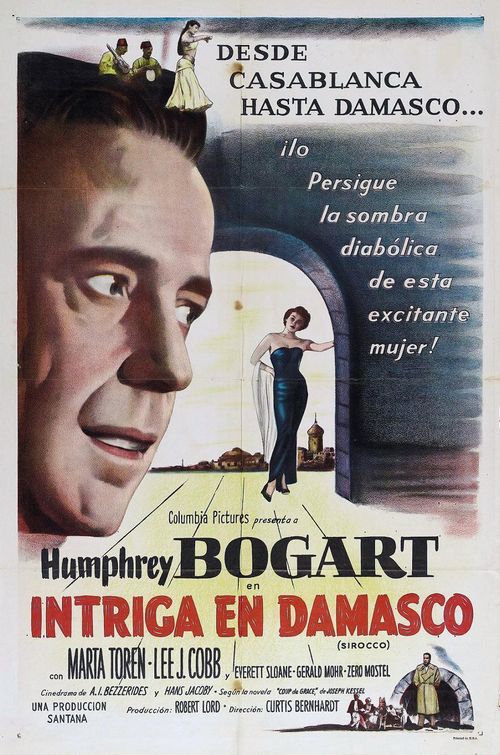 the movie poster: Sirocco (1951) ver4