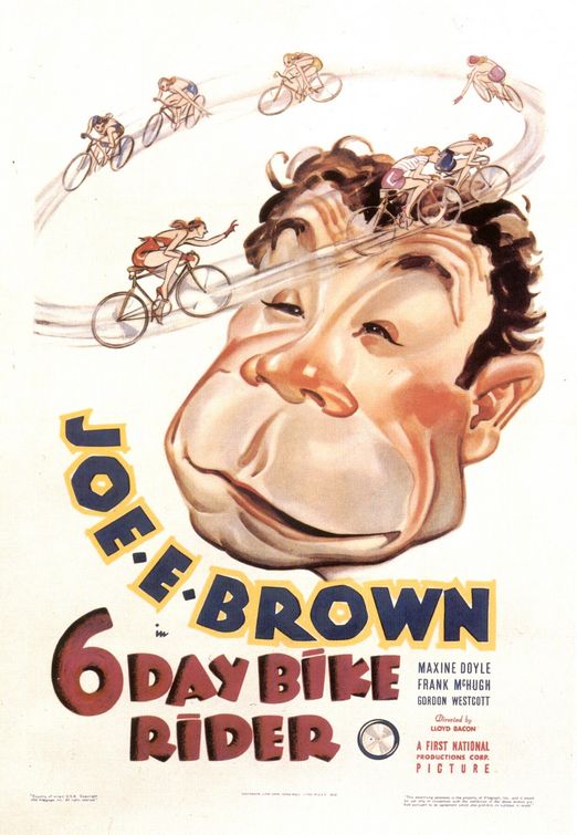 the movie poster: 6 Day Bike Rider (1934)