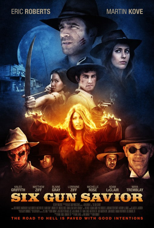 1000 piece jigsaw puzzle for the movie poster: Six Gun Savior (2013)