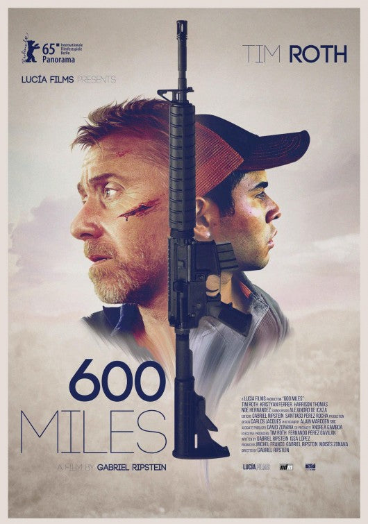 1000 piece jigsaw puzzle for the movie poster: 600 Miles (2015)