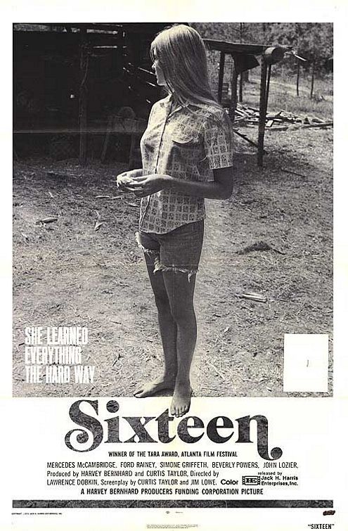 the movie poster: Sixteen (1973)